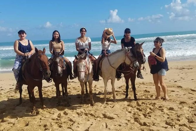 Punta Cana Beach Horseback Riding - The beach ride: sand, blue water, and real photo angles