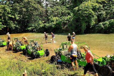 Punta Cana Zip Line, horse riding & Buggy - Buggy tour: off-road fun, real mud, and a river swim