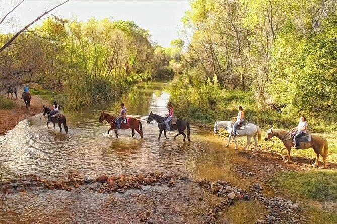 Sedona Horseback Rides At Dead Horse Ranch with River Crossing - Outlaw Trail rides: higher country views and guided storytelling