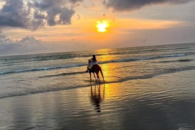Seminyak beach Private Bali Horse Riding - Picking your time slot: sunset is beautiful, midday is doable