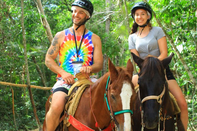 Single ATV, Horseback Riding, Ziplines and Cenote Swim - Horseback Riding: Short, Guided, and Worth Watching for Animal Care