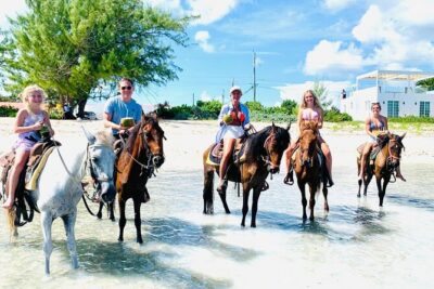Small Group Horseback Riding Adventure in Caicos Islands - The 1-hour flow: pickup, briefing, beach trot, back again