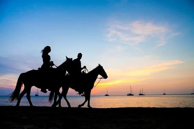 Sunset Beach Horseback Ride Phuket - The sea option: when your horse might go in