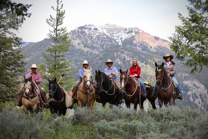 Teton View Horse Riding with Lunch - From Willow Creek Toward Ann’s Pond (Where Moose Often Show Up)