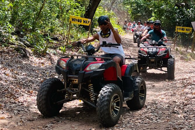 Ultimate Adventure Day Horseback, Zip Line & ATV at Mahogany Bay - Zipline on Crooked Mountain: Six Lines, Huge Cables, and That Saltwater Crossing