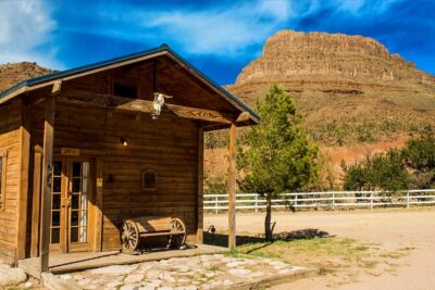 Western Ranch Overnight Experience: Cabin or Camp Out - Day 1: arriving, riding through the Joshua Tree area, and dinner by wranglers