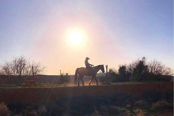 Wild West Sunset Horseback Ride with Dinner from Las Vegas - BBQ dinner, apple pie, and stargazing under a cowboy campfire