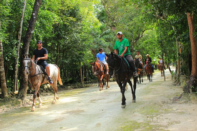 Wonderful Jungle Experience with Horse Riding, ATV, Ziplines and Cenote - Ziplining Over the Trees: Safety Standards First