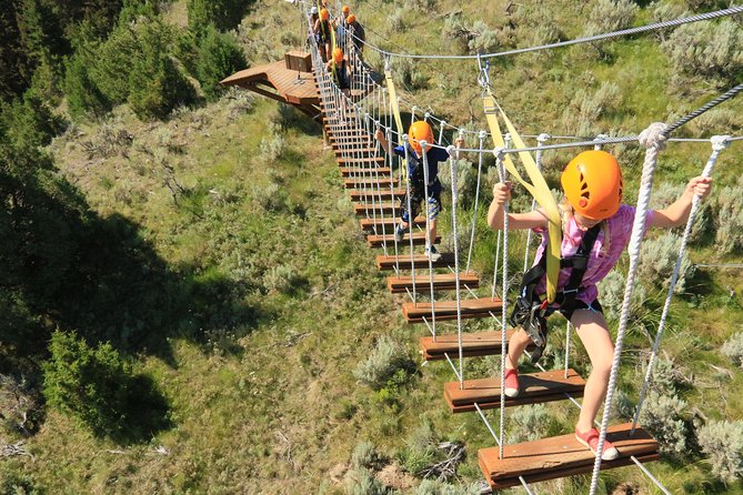 Yellowstone Zipline EcoTour at the Ranch - What You See From Up There: Stream Sounds, Tree Canopy, Wildlife Chances