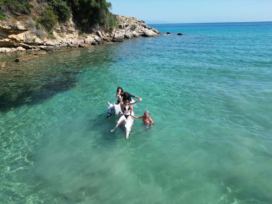 Zakynthos: Yotomu Horse Riding and Swimming Experience - Tour 1: Ride and Swim Near Amoudi (3 Hours)